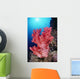 Reef Scene In Blue Ocean With Sunburst Wall Mural