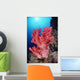 Reef Scene In Blue Ocean With Sunburst Wall Mural