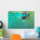 Australia, Extreme Close-Up Eye Of Bicolor Parrotfish Wall Mural