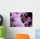Palau, Alcyonarian Coral Pink Detail, Black Background Wall Mural
