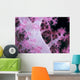 Palau, Alcyonarian Coral Pink Detail, Black Background Wall Mural