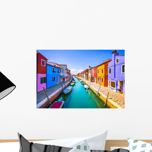 Venice Landmark Burano Island Wall Decal