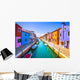 Venice Landmark Burano Island Wall Decal