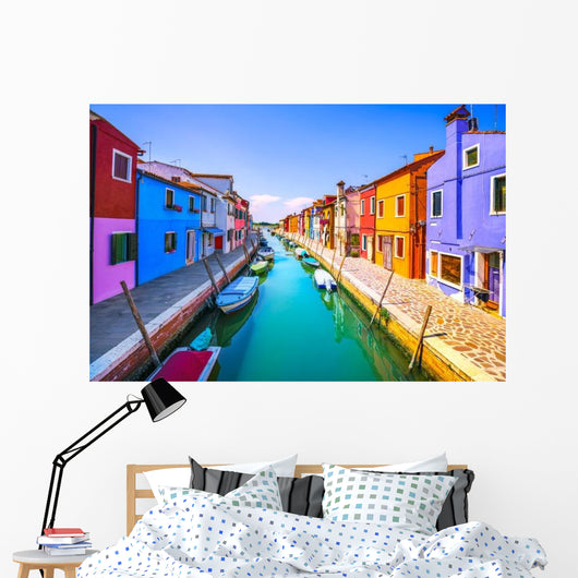 Venice Landmark Burano Island Wall Decal