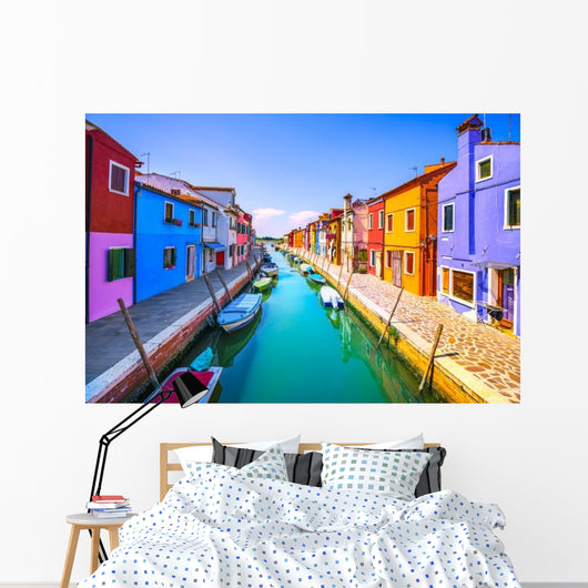 Venice Landmark Burano Island Wall Decal
