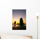 Oregon, Cannon Beach, Sea Stacks At Sunset Wall Mural