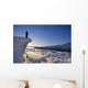 Sunrise With Reflections On Snow Wall Mural