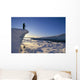 Sunrise With Reflections On Snow Wall Mural