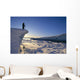 Sunrise With Reflections On Snow Wall Mural