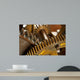 dirty industrial gears background Wall Mural