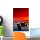 Red Sunset Sky Wall Mural