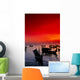 Red Sunset Sky Wall Mural
