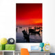 Red Sunset Sky Wall Mural