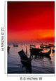 Red Sunset Sky Wall Mural