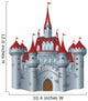 Fairy-Tale Castle on White Background Wall Decal