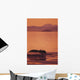 Sunset Orange Sky Reflections Wall Mural