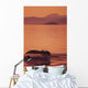 Sunset Orange Sky Reflections Wall Mural