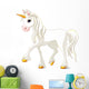 Beautiful White Unicorn Wall Decal