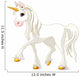 Beautiful White Unicorn Wall Decal