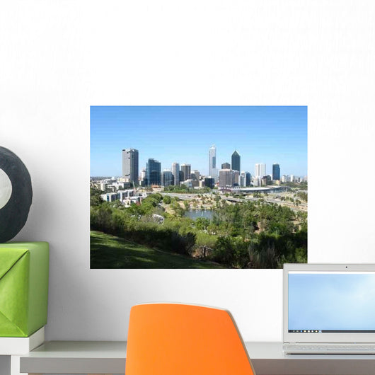 Perth Skyline Wall Decal