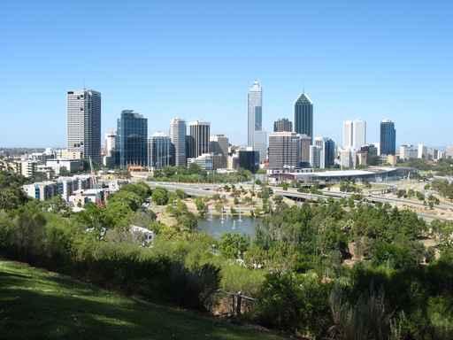 Perth Skyline Wall Decal