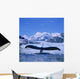 Humpback Whale Lifting Flukes Wall Mural