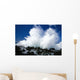 Hawaii, Maui, Makena Coast, Surf Crashing Along Lava Rock Shoreline Wall Mural