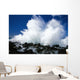 Hawaii, Maui, Makena Coast, Surf Crashing Along Lava Rock Shoreline Wall Mural