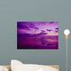 Hawaii, Maui, Kihei, Sunset, Purple Sky, Shoreline At Kamaole Beach Wall Mural