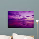 Hawaii, Maui, Kihei, Sunset, Purple Sky, Shoreline At Kamaole Beach Wall Mural