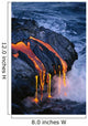 Steam Smoke Pahoehoe Wall Mural