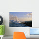 Hawaii, Big Island, Kalapana, Steam Cloud From Lava Flowing Into Ocean Wall Mural