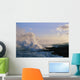 Hawaii, Big Island, Kalapana, Steam Cloud From Lava Flowing Into Ocean Wall Mural