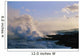 Hawaii, Big Island, Kalapana, Steam Cloud From Lava Flowing Into Ocean Wall Mural