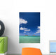 White Clouds In Blue Sky Wall Mural