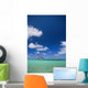 White Clouds In Blue Sky Wall Mural