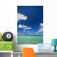 White Clouds In Blue Sky Wall Mural