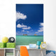 White Clouds In Blue Sky Wall Mural