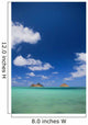 White Clouds In Blue Sky Wall Mural