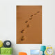 Deep Footprints On Smooth Sand Wall Mural