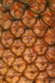 Extreme Close-Up Of Single Pineapple Fruit Skin, Detail Wall Mural