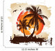 Tropical Sunset Wall Decal