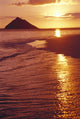 Golden Sunrise Sky And Reflections Shoreline Ocean Wall Mural