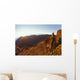 Couple Embrace At Summit Watch Sunrise Stand Wall Mural