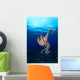 Underside View Of Day Octopus With Surface Visible Wall Mural