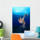 Underside View Of Day Octopus With Surface Visible Wall Mural