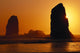 Oregon Coast, Sunset Over Sea Stacks At Cannon Beach Wall Mural