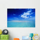 View Of Turquoise Lagoon Sand Bar In Center Of Water Wall Mural