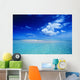 View Of Turquoise Lagoon Sand Bar In Center Of Water Wall Mural