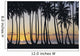 Sun Ball Horizon Wall Mural